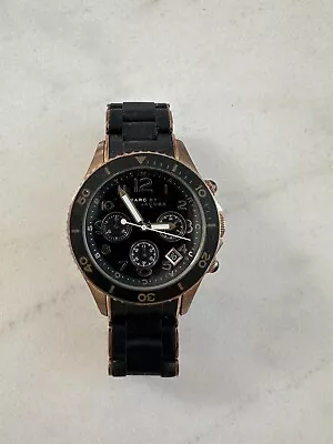 Marc By Marc Jacobs Rose Gold & Black Watch • $60