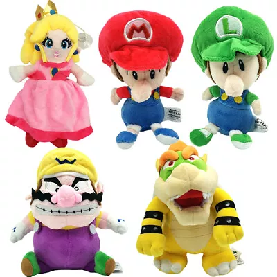 Super Mario Bros Plush Toys Soft Stuffed Doll Animals Kids Birthday Xmas Gifts • $20.99