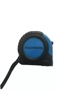 Hannon Blue Black Tape Measure 5 Metre Retractable Metre 5M 16FT Grip Lock New • £5.85