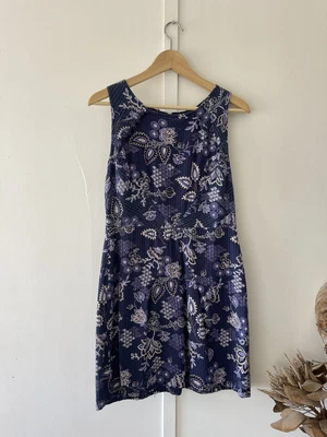 $20 • Buy TIGERLILY Embroidered Cotton Purple Indigo Dress