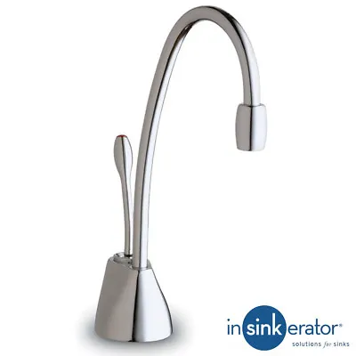 Insinkerator Chrome Steaming Hot Kitchen Sink Kettle Tap NO TANK • £232.99