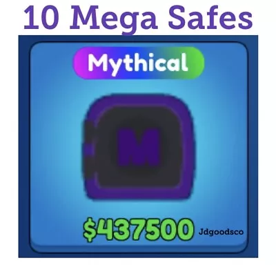 Roblox Bid Battles 10 Mega Safes • $16