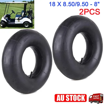 2X 18x8.50/9.50-8 Inner Tube Straight TR13 Valve Ride On Lawn Mower Trailer Tire • $31.99