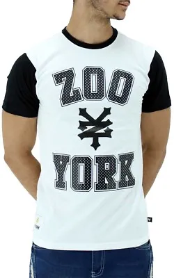 Zoo York Men's Designer Tee Shirts White Stone Hip Hop Star Is Time Money G • £19.99