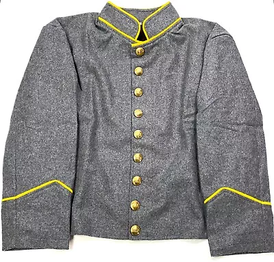 Civil War Cs Csa Confederate Cavalry Shell Jacket-large 44r • $95.96