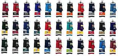 $20.99 • Buy  NFL Unisex Knit Scarf And Glove Holiday Gift Set W/ Hanger NEW