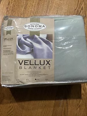 Sonoma VELLUX Queen Blanket Sage Green 90” X 90” Home Classics Nylon • $75