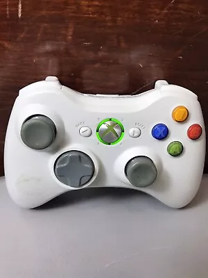 White Xbox 360 Wireless Controller Microsoft OEM Authentic TESTED • $19