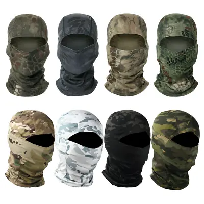 $7.99 • Buy Tactical Balaclava Camouflage Face Mask Military Hunting Neck Tube Hood Ski Mask