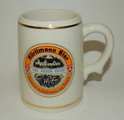 Vintage Franklin Porcelain Hurlimann Beer Miniature Tankard Stein Mug • $14.99