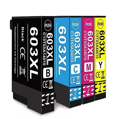 4x Non OEM 603XL Ink Cartridges For Epson WF-2810 WF-2830 WF-2835 WF-2850 WF2870 • £5.40