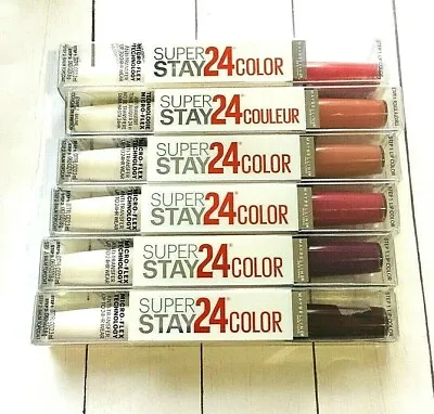 Maybelline Super Stay 24 Hour Lip Color  Liquid Lipstick *You Choose* 2 Pack • $16.99