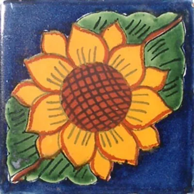 C#025) Mexican Tiles Ceramic Hand Made Spanish Influence Talavera Mosaic Art • $1.75