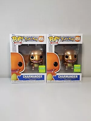 Charmander Metallic #455 - 2022 Summer Convention - Pokemon - Pop Vinyl Figure • $25