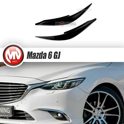 MVT Front Eyelids Eyebrows Headlights Covers Var Facelift For Mazda 6 2015-2017 • $24.90