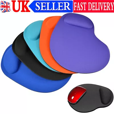 Anti-Slip Mouse Pad With Wrist Rest Support Gaming Mouse Pad For Home Office UK • £2.27