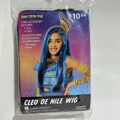NEW Monster High Mattel Cleo De Nile Wig INSPIRIT DESIGNS CHILD ONE SIZE • $18.99
