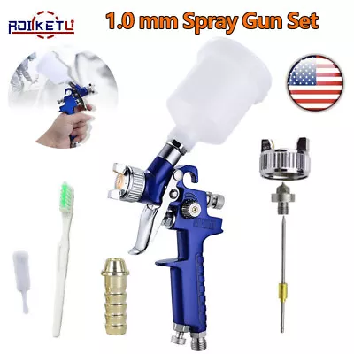 $15.47 • Buy HVLP Air Paint Spray Gun Auto Car Detail Touch Up Air Brush Gravity Repair Tool