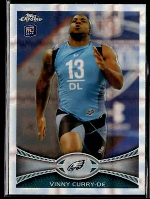 2012 Topps Chrome #131 Vinny Curry Xfractor #/499 • $2.99