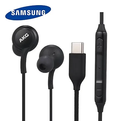 SAMSUNG AKG Type-C USB C Earphones S10+ Note 9 S20 Ultra S21 FE S22 Plus Earbuds • $16