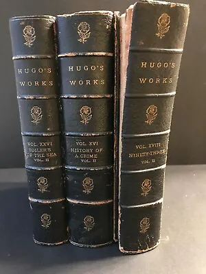Rare Victor Hugo's Works Water Color Edition Only 10 Sets Made For The World • $200