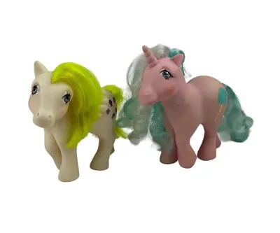 Vintage G1 My Little Pony Sugar Sweet Cotton Candy And Surprise Pegasus • $22.49