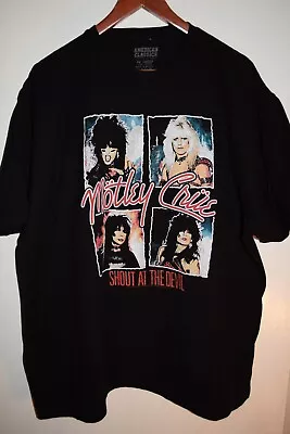 Motley Crue 2021 Shout At The Devil T Shirt Men's XXL 2X American Classics • $6