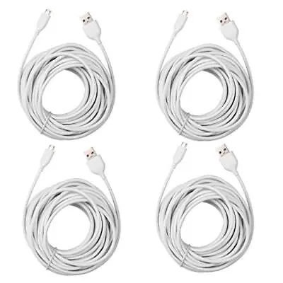 4-Pack‚ Cam Cable 25Ft Micro Usb Extension Cord For  Blink Yi Home C • $27.76