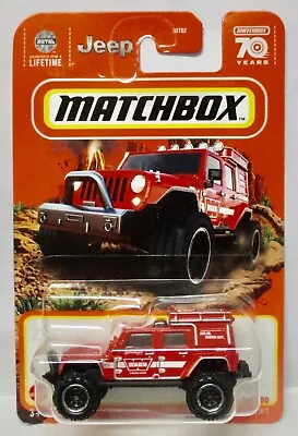 2023 Matchbox *  N Case * Jeep Wrangler Superlift Warn Red • $2.39