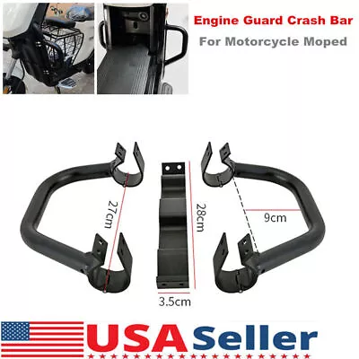 1 Pair Universal Engine Guard Crash Bar Motorcycle CNC Aluminum Frame Protector • $52.57