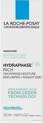 La Roche-Posay Hydraphase HA Rich 72Hr Intense Moisture 50ml New • $17.99