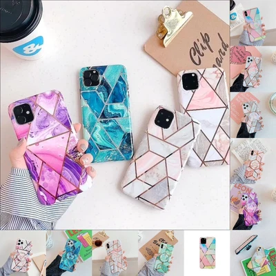 $12.99 • Buy Marble Case For IPhone 14 13 12 11 Pro Max XS XR 8 7 Plus Bumper Cover 10 Colour