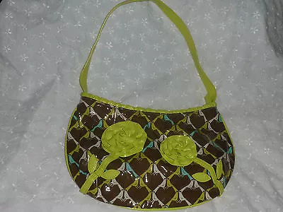 Vera Bradley Sitting In A Tree  Frill Flower Shoulder/hand Purse BIN  • $14.99