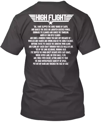 U 2 High Flight T-Shirt Made In The USA Size S To 5XL • $22.78