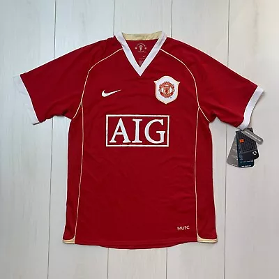 *BNWT* Deatstock Manchester United 2006/2007 Home Football Shirt Jersey Size S • $159.99