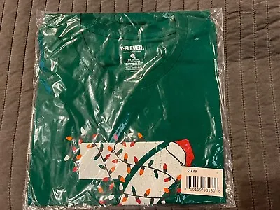 New Limited Edition 2023 Christmas Holiday Lights 7-eleven T-shirt 711 Large • $4.99