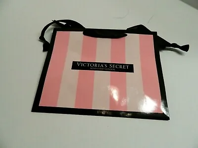 Victoria Secret VS Pink Stripe Paper Glossy Empty Gift Bag Small NEW  • $3.99