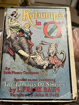 Kabumpo In Oz Frank Baum 40’s Ruth Plumly Thompson Reilly & Lee RARE DUST JACKET • $200