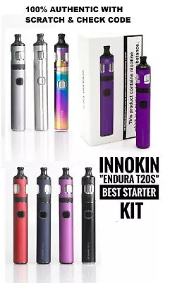 INNOKIN T20S Starter Kit ENDURA T20S | T20S TANK 2ml Vape Kit Fast FREE Dispatch • £8.29