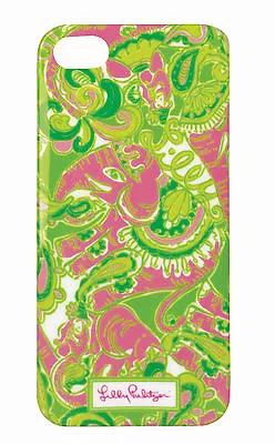 LILLY PULITZER IPhone 5 CHIN CHIN Mobile Cell Phone Cover Case PINK ELEPHANTS NW • $19.95