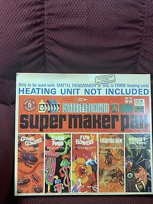 Mattel Thingmaker Super Maker Pak 1967 Extra Molds NO Goop Fighting Men Fright + • $49.99