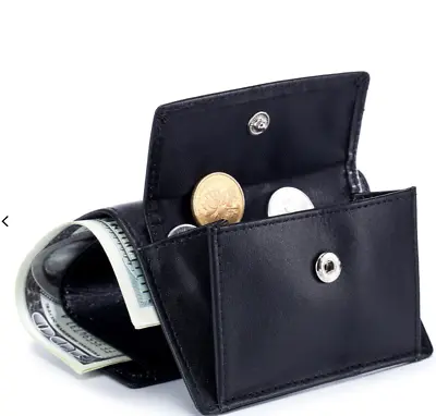 Men's Leather Change Pocket Wallet • $9.99