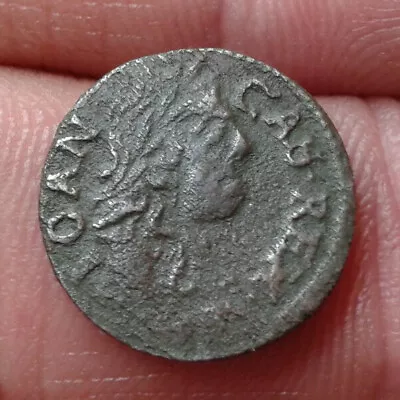Poland Lithuania Solidus Szelag 166? Copper Coin.  №27 • $6