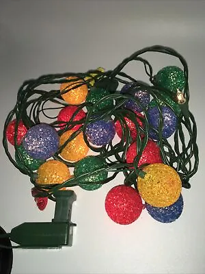 Vintage Multi Colored Blinking String Lights All Occasion With Dual Plugs 1989 • $12.50