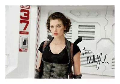 Milla Jovovich - Resident Evil Autograph Signed Pp Photo Poster • £6.89