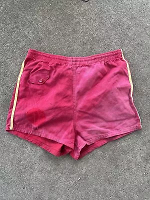 US 1940s Marine Corps Red PT Shorts Named (Q922 • $40