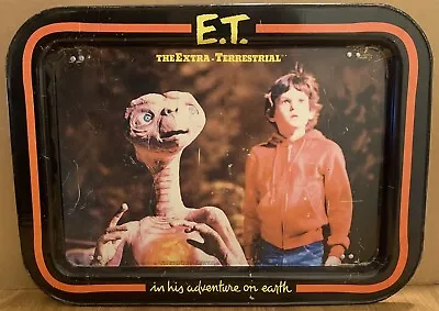 ET 1982 Vintage Metal Folding TV Dinner Tray Universal Studios Movies Films E.T. • $33