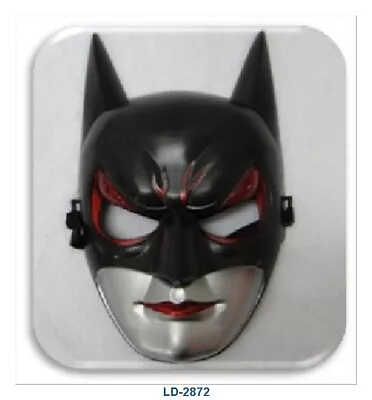 New Men Women Unisex Red Black Devil Bat Mask Halloween Fancy Dress Accessories  • £6.99