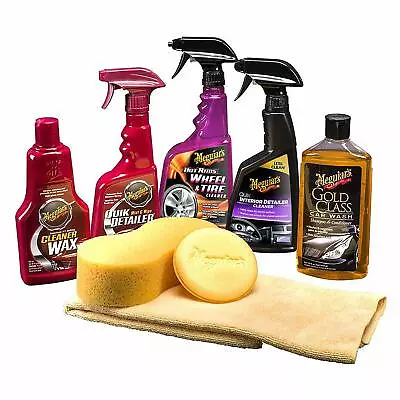 Car Wash Wax Care Kit Cleaning Washing Vehicle Truck SUV Complete Protect 8-Pack • $64.90