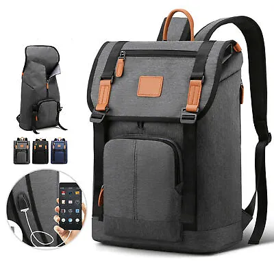 $20.99 • Buy Laptop Backpack Usb Charging Anti Theft Waterproof Business Travel School Bag